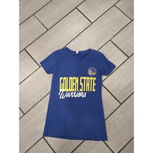 Golden State Warriors Womens Blue Graphic T Shirt Ideal Tee  S